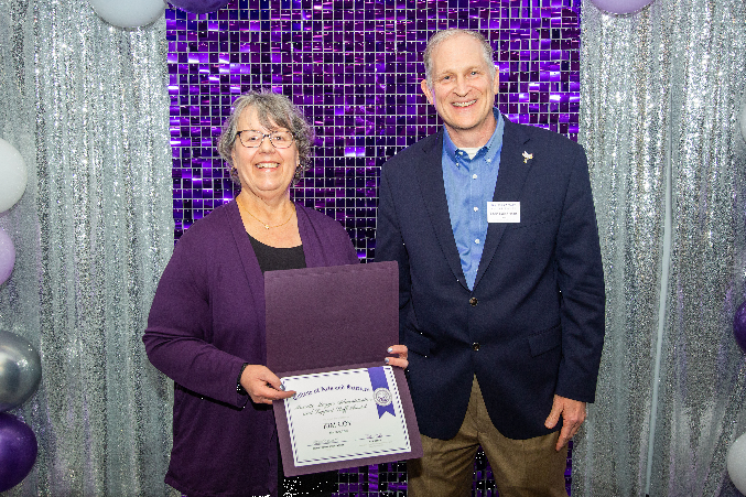 Kim C with Dean Chris Culbertson