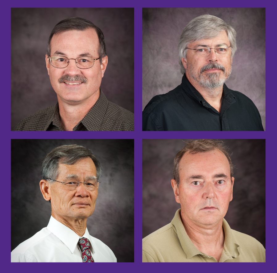 Retirees Carnes, DePaola, Lin, and O'Shea