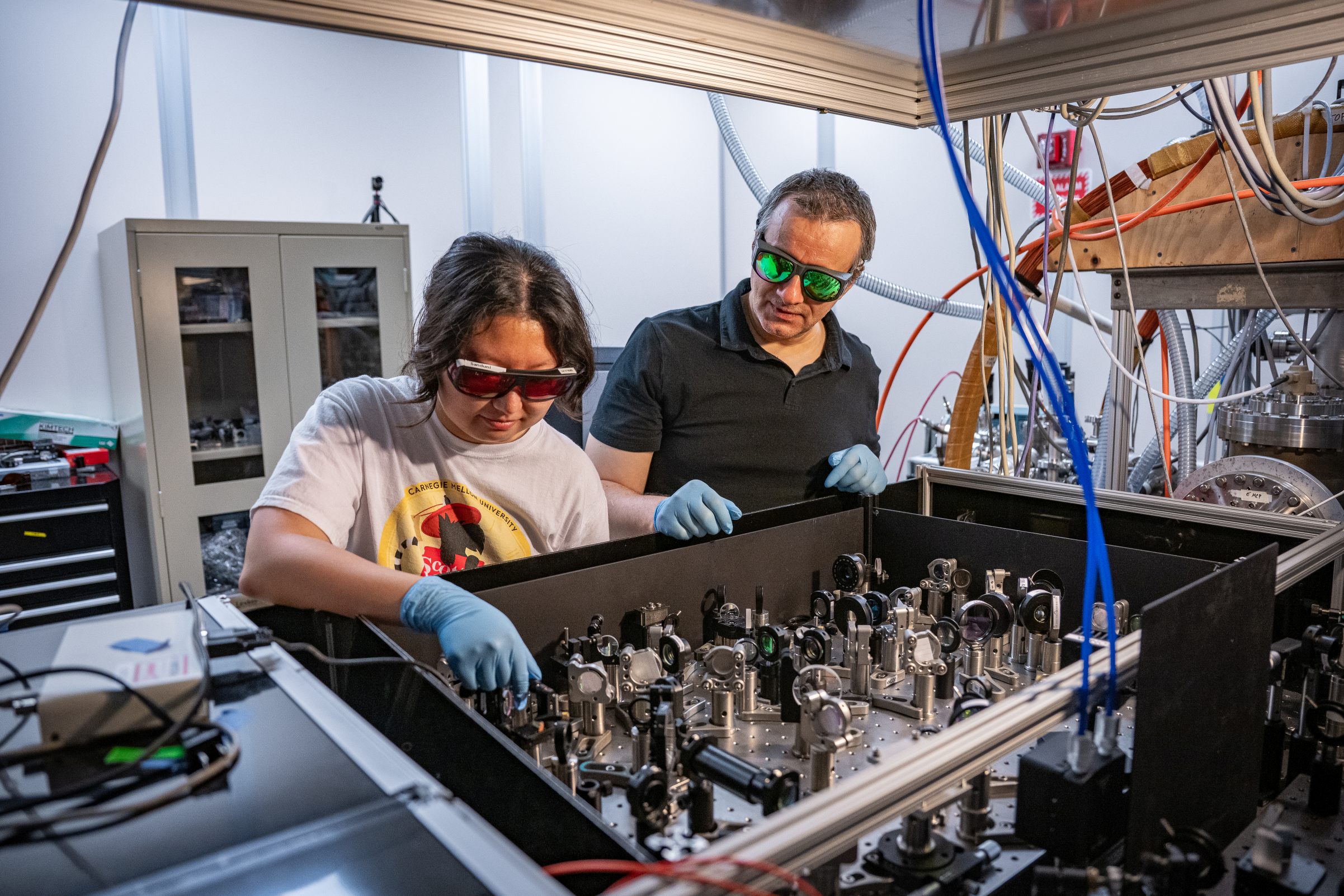 GRA Maggie Liu and Associate Professor Cosmin Blaga