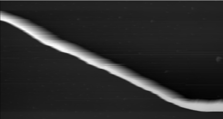 Figure 5. AFM imaging of a 963nm wire