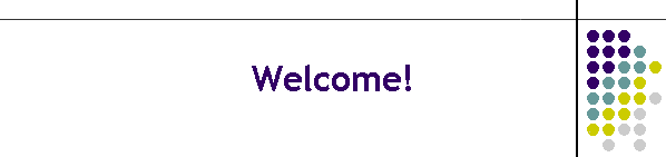 Welcome!