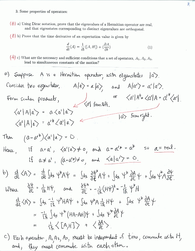 Quantum MechanicsII, KSU Physics