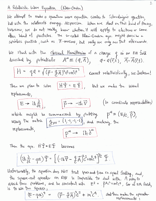 Quantum Mechanics-II, KSU Physics