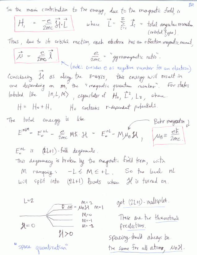 Quantum MechanicsII, KSU Physics