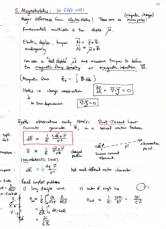 Electrodynamics I, KSU Physics
