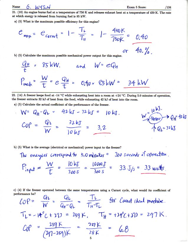 GP I Fall 2009 KSU. Exam 5 Solution