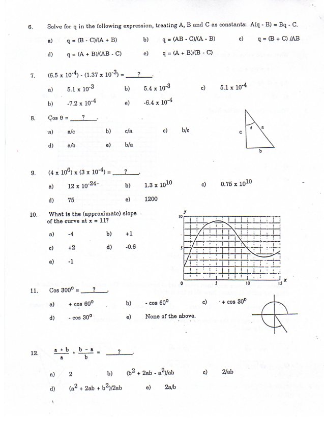 click for answer key